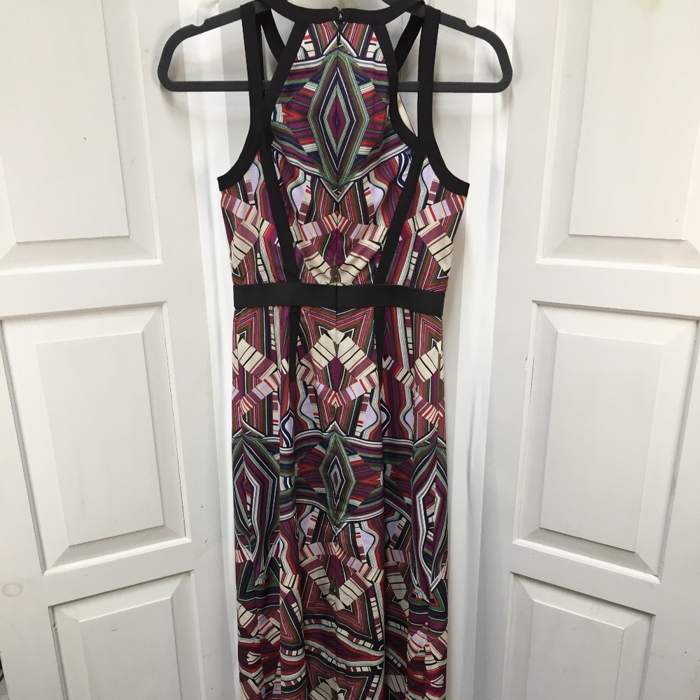 Sabine Colorful Geometric Pattern Maxi Dress - Picture 13 of 16